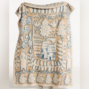 Frati Anthropologie Story Wool-blend Throw Blanket